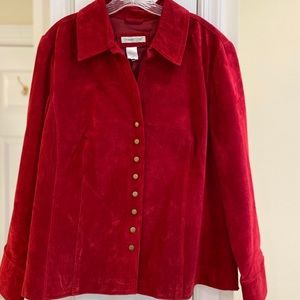 Coldwater Creek Suede jacket